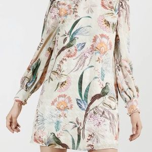 Ted Baker Lillium Decadence Printed Shift Floral Mini Dress NWOT